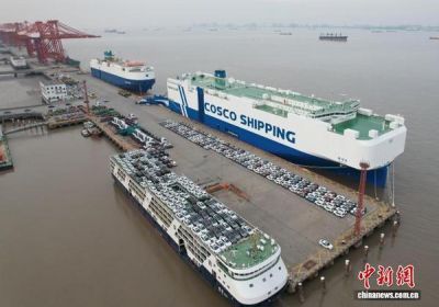 “十四五”以来上海外港海通码头国产汽车出口量年均增速10.6%